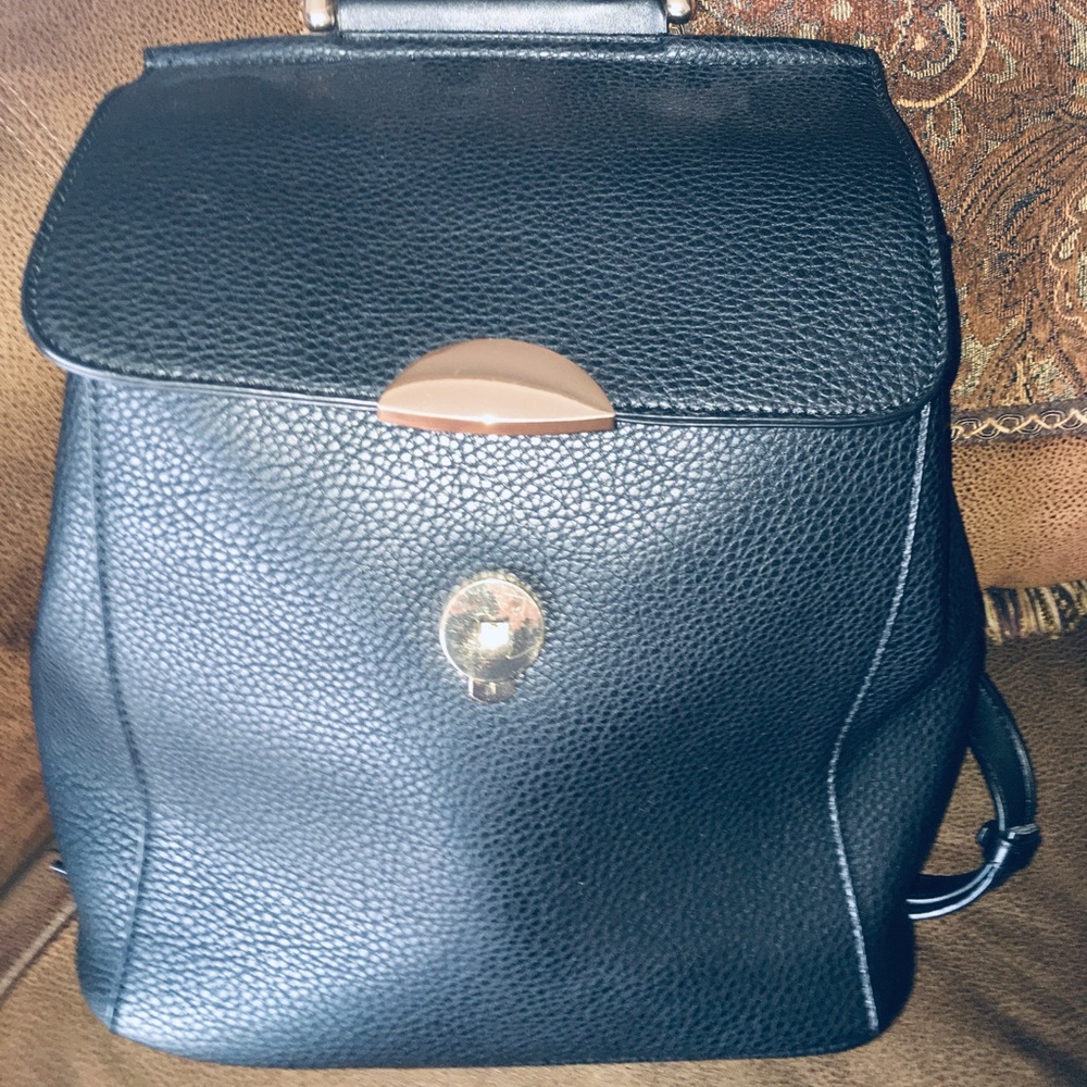 Vegan leather backpack